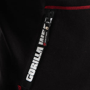 Gorilla Wear Georgia Zipped Hoodie - Black - Urban Gym Wear