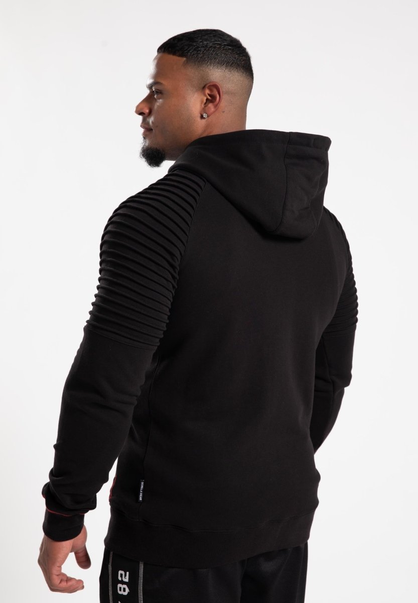 Gorilla Wear Georgia Zipped Hoodie - Black - Urban Gym Wear