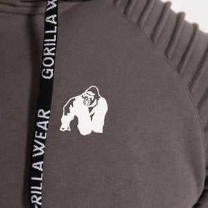 Gorilla Wear Georgia Zipped Hoodie - Grey - Urban Gym Wear