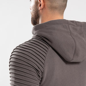 Gorilla Wear Georgia Zipped Hoodie - Grey - Urban Gym Wear