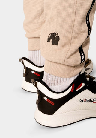 Gorilla Wear Harvey Track Pants - Beige - Urban Gym Wear
