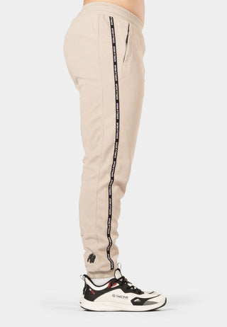 Gorilla Wear Harvey Track Pants - Beige - Urban Gym Wear