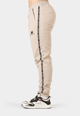 Gorilla Wear Harvey Track Pants - Beige - Urban Gym Wear