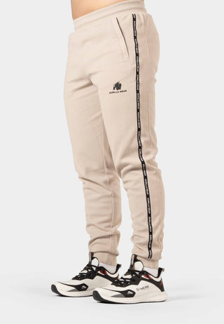 Gorilla Wear Harvey Track Pants - Beige - Urban Gym Wear