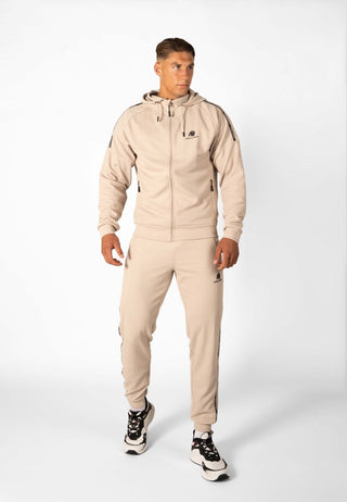 Gorilla Wear Harvey Track Pants - Beige - Urban Gym Wear