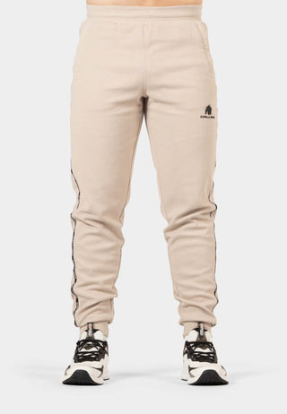 Gorilla Wear Harvey Track Pants - Beige - Urban Gym Wear