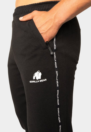 Gorilla Wear Harvey Track Pants - Black - Urban Gym Wear