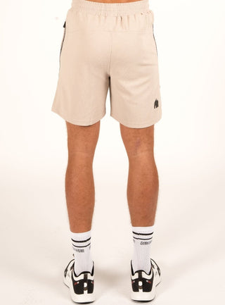 Gorilla Wear Harvey Track Shorts - Beige - Urban Gym Wear