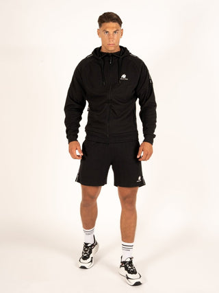 Gorilla Wear Harvey Track Shorts - Black - Urban Gym Wear