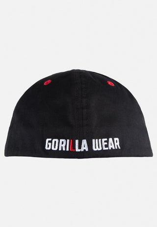 Gorilla Wear Hays Flexfit Cap - Black - Urban Gym Wear