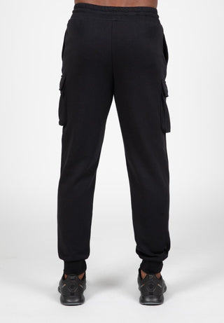 Gorilla Wear Hudson Cargo Sweatpants - Black - Urban Gym Wear