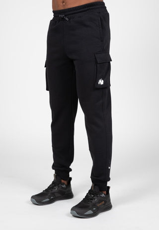 Gorilla Wear Hudson Cargo Sweatpants - Black - Urban Gym Wear