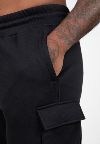 Gorilla Wear Hudson Cargo Sweatpants - Black - Urban Gym Wear