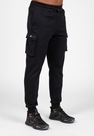Gorilla Wear Hudson Cargo Sweatpants - Black - Urban Gym Wear