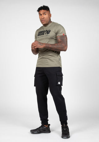 Gorilla Wear Hudson Cargo Sweatpants - Black - Urban Gym Wear