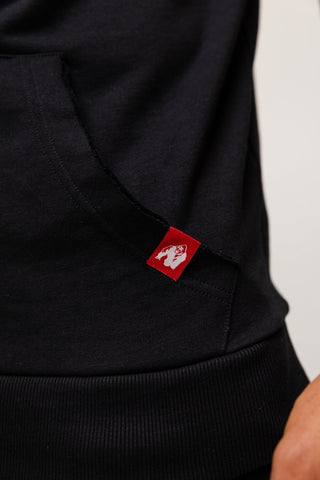 Gorilla Wear Huntley Sleeveless Hoodie - Black - Urban Gym Wear