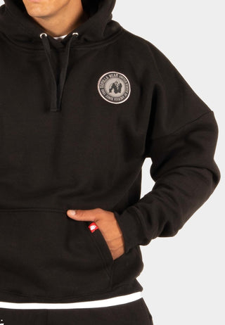 Gorilla Wear Jordan Oversized Hoodie - Black - Urban Gym Wear
