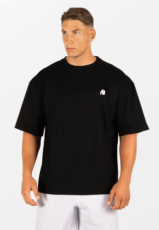 Gorilla Wear Kingston Oversized T-Shirt - Black - Urban Gym Wear