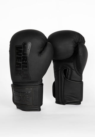 Gorilla Wear Kodiak Boxing Gloves - Black - Urban Gym Wear