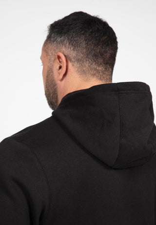 Gorilla Wear Leon Zipped Hoodie - Black - Urban Gym Wear