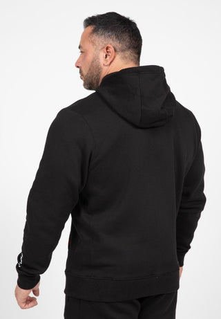 Gorilla Wear Leon Zipped Hoodie - Black - Urban Gym Wear