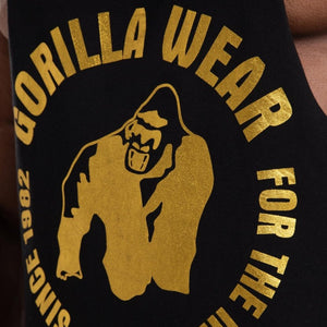 Gorilla Wear Melrose Stringer - Black/Gold - Urban Gym Wear