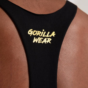 Gorilla Wear Melrose Stringer - Black/Gold - Urban Gym Wear