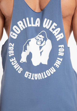 Gorilla Wear Melrose Stringer - Coronet Blue - Urban Gym Wear