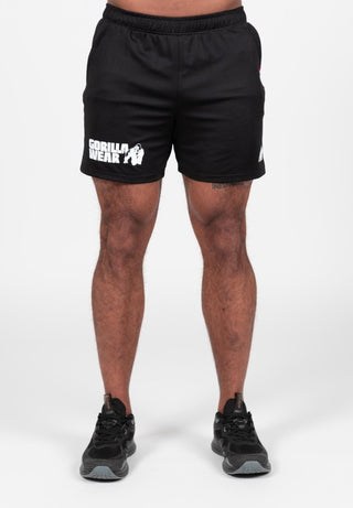 Gorilla Wear Miles Mesh Shorts - Black - Urban Gym Wear