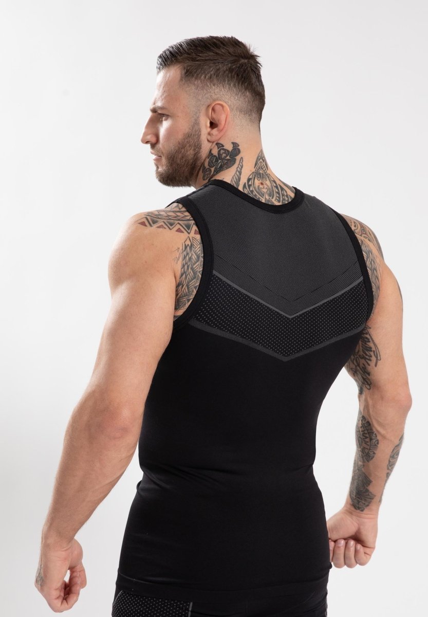 Gorilla Wear Norton Seamless Tank Top - Black - Urban Gym Wear