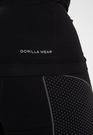 Gorilla Wear Norton Seamless Tank Top - Black - Urban Gym Wear