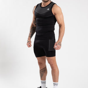 Gorilla Wear Norton Seamless Tank Top - Black - Urban Gym Wear