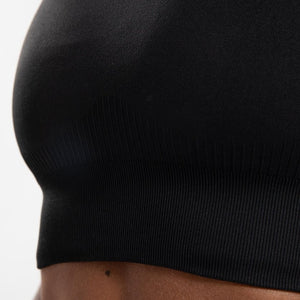 Gorilla Wear Olivia Seamless Crop Top - Black - Urban Gym Wear