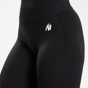 Gorilla Wear Olivia Seamless Leggings - Black - Urban Gym Wear