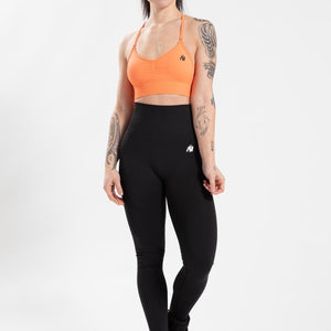 Gorilla Wear Olivia Seamless Leggings - Black - Urban Gym Wear