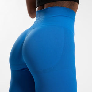 Gorilla Wear Olivia Seamless Leggings - Blue - Urban Gym Wear