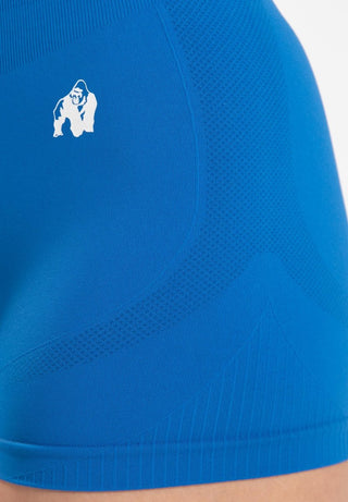 Gorilla Wear Olivia Seamless Shorts - Blue - Urban Gym Wear