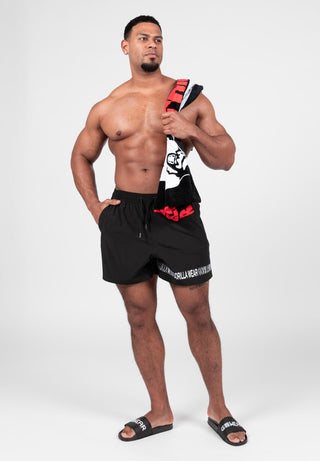 Gorilla Wear Otis Swim Shorts - Black - Urban Gym Wear
