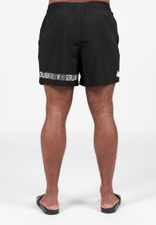 Gorilla Wear Otis Swim Shorts - Black - Urban Gym Wear