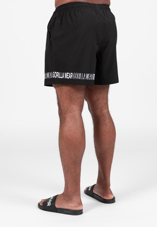 Gorilla Wear Otis Swim Shorts - Black - Urban Gym Wear