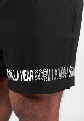Gorilla Wear Otis Swim Shorts - Black - Urban Gym Wear