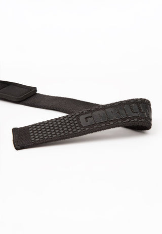 Gorilla Wear Padded Silicone Lifting Straps - Black - Urban Gym Wear