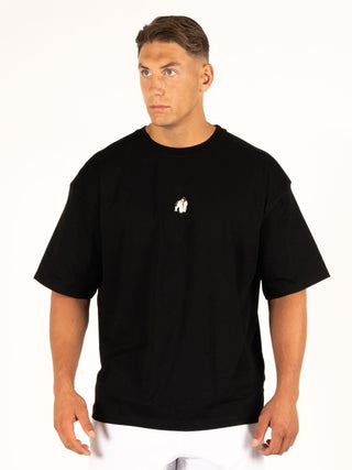Gorilla Wear Phillip Oversized T-Shirt - Black - Urban Gym Wear