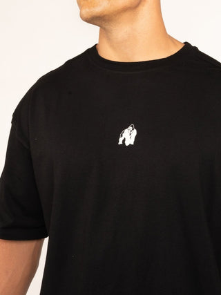 Gorilla Wear Phillip Oversized T-Shirt - Black - Urban Gym Wear