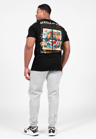 Gorilla Wear Santa Cruz T-Shirt - Black - Urban Gym Wear