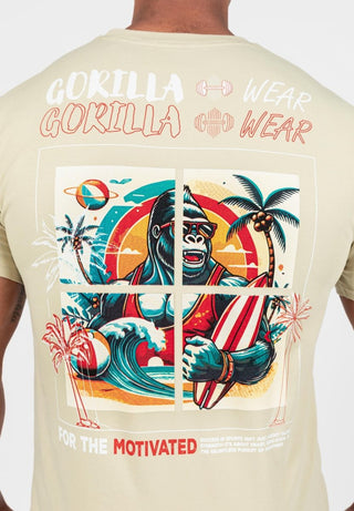 Gorilla Wear Santa Cruz T-Shirt - Light Green - Urban Gym Wear