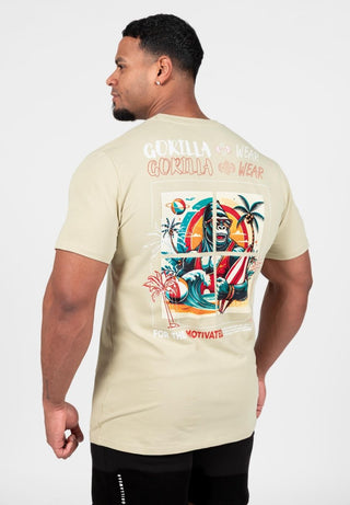 Gorilla Wear Santa Cruz T-Shirt - Light Green - Urban Gym Wear