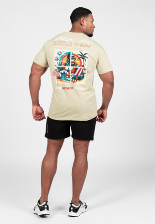 Gorilla Wear Santa Cruz T-Shirt - Light Green - Urban Gym Wear