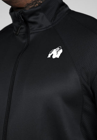 Gorilla Wear Tennessee Track Jacket - Black - Urban Gym Wear
