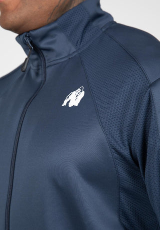 Gorilla Wear Tennessee Track Jacket - Navy - Urban Gym Wear